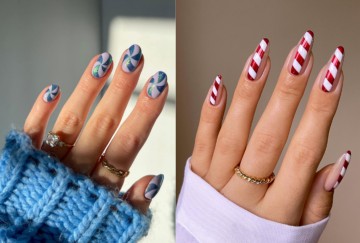 Jaw-Dropping Candy Cane Nail Designs for the Holidays