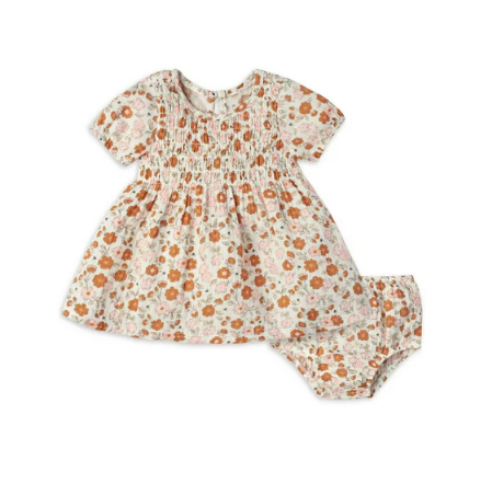 Modern Moments By Gerber Baby Girl Gauze Dress With Diaper Cover