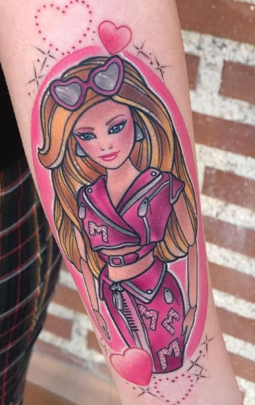 Super Barbie Tattoo
