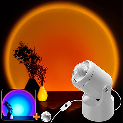 Sunset Projection Lamp-With Rainbow Lens