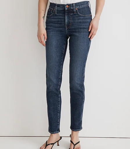 Mid-Rise Stovepipe Jeans