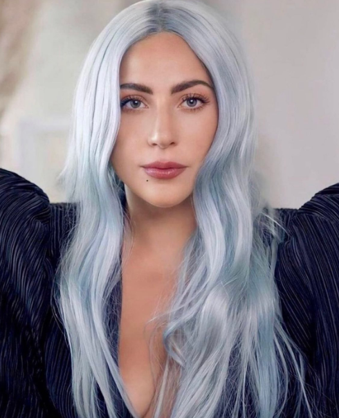 Icy Blue Hair Color Trend