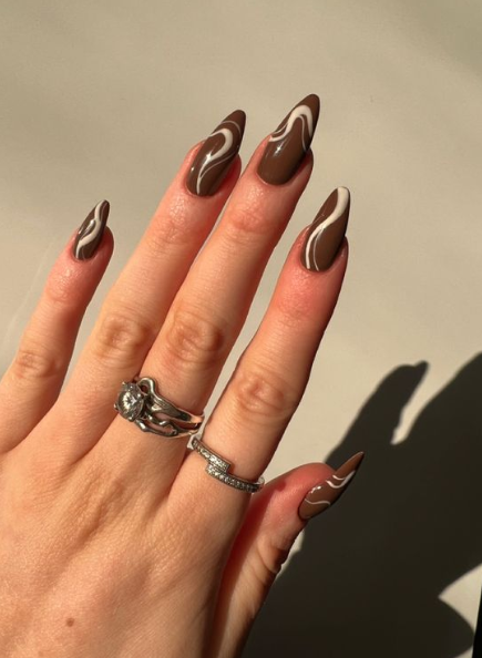 Milky Chocolate Nails