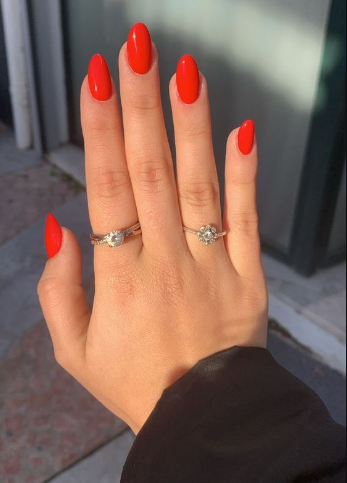 Tomato Red Nails