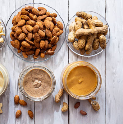 Peanut and almond butter