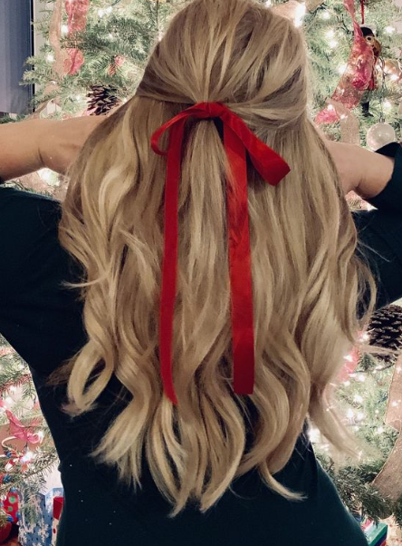 Festive Bow Hairstyle