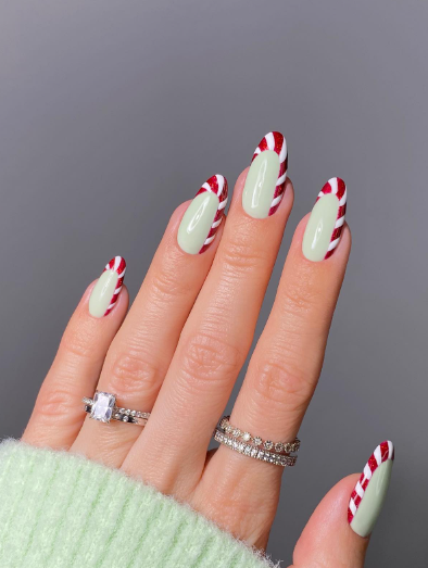 Peppermint Candy Cane French