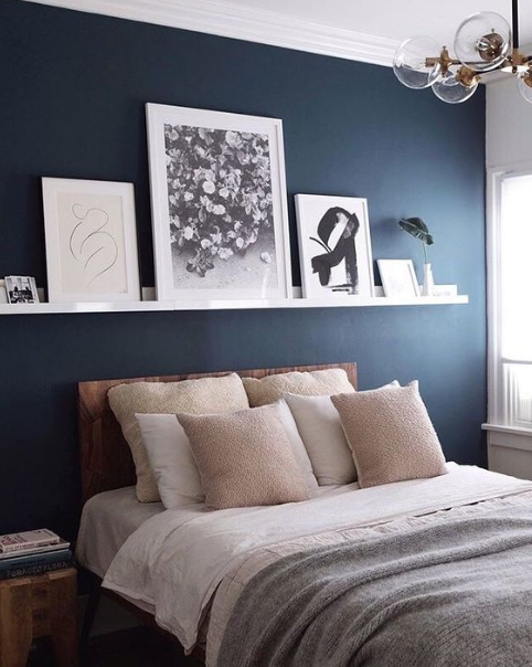 Navy Blue Wall Color